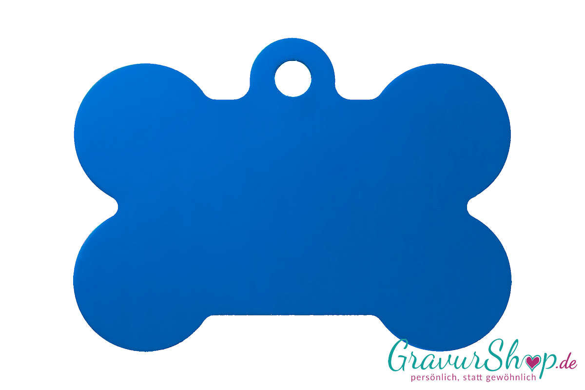 Hundemarke 03 L Hellblau