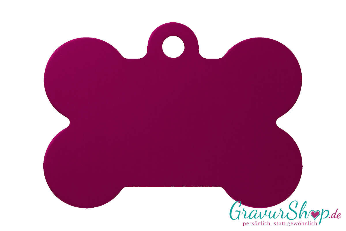 Hundemarke 03 L Magenta