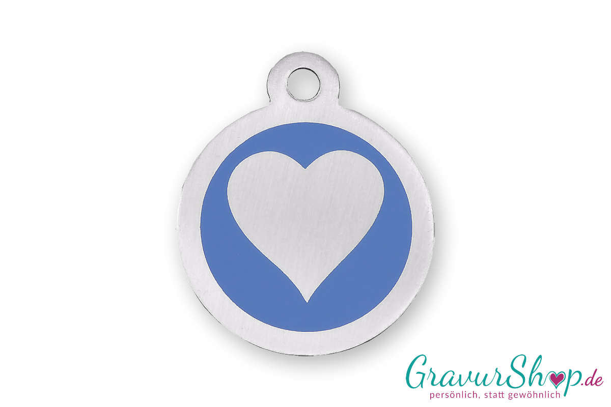 Hundemarke mit Gravur aus Edelstahl