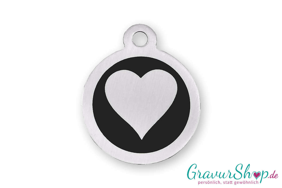 Hundemarke mit Gravur aus Edelstahl