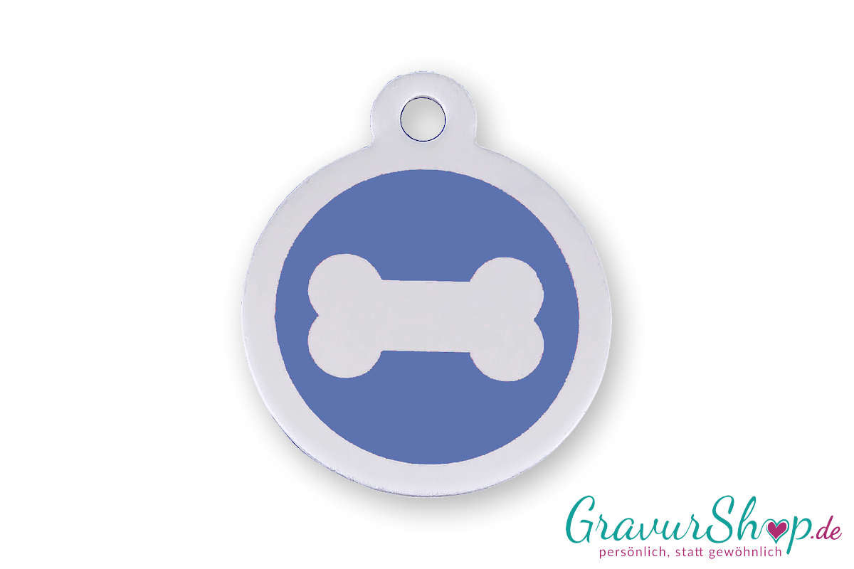 Hundemarke mit Gravur aus Edelstahl