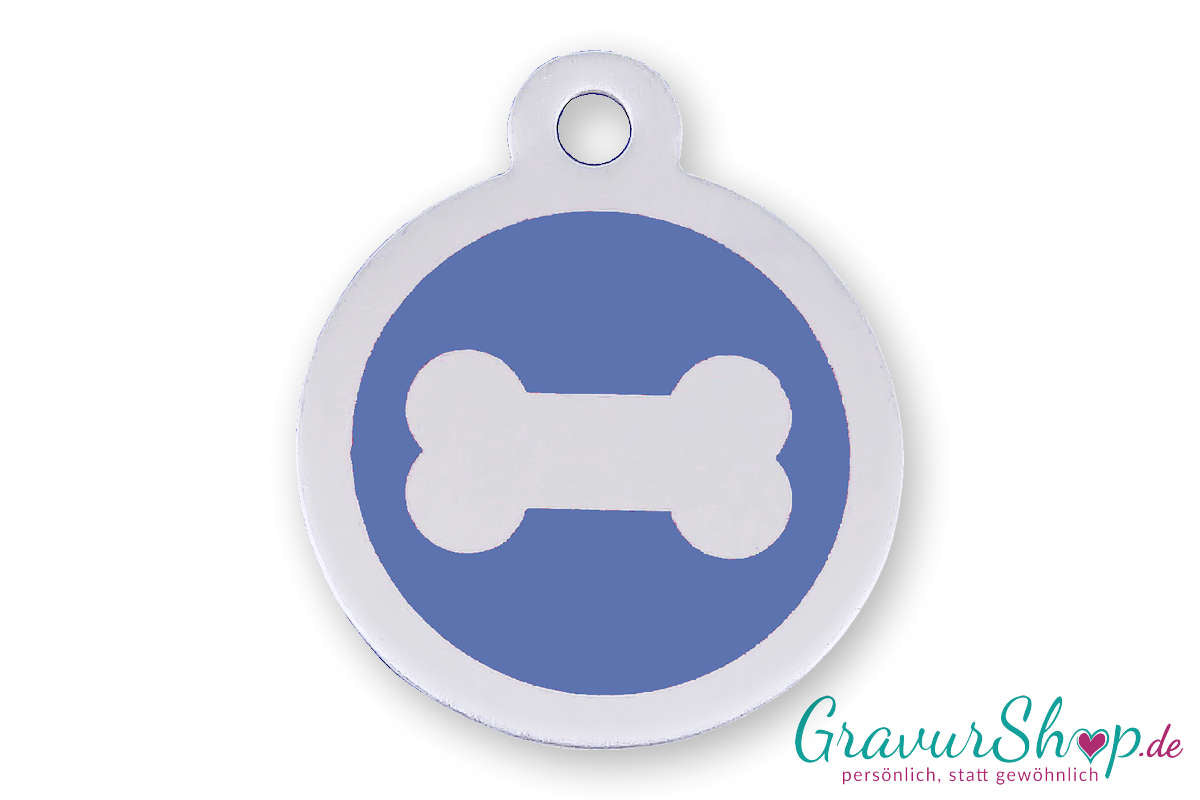 Hundemarke mit Gravur aus Edelstahl