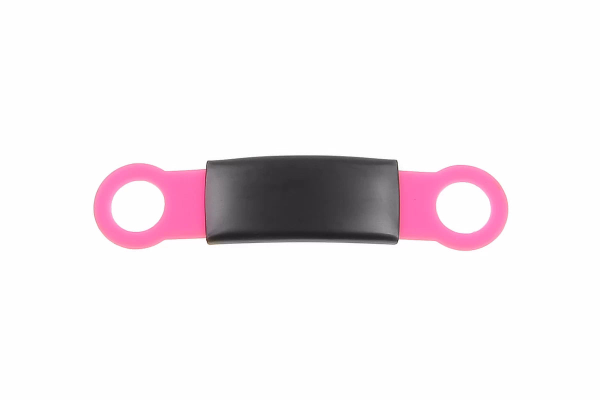 Hundemarke mit Gravur für Halsband Nr. 32 rosa