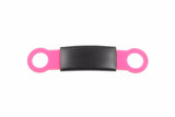 Hundemarke mit Gravur für Halsband Nr. 32 rosa