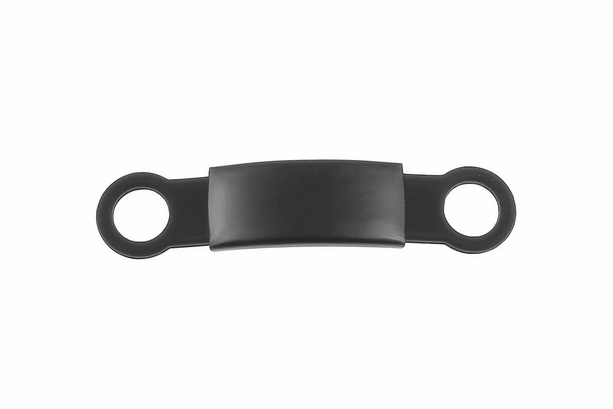 Hundemarke mit Gravur für Halsband Nr. 32 schwarz