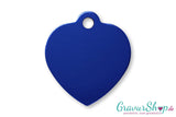 Hundemarke 06 L mit Gravur Blau