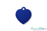 Hundemarke 06 S mit Gravur Blau