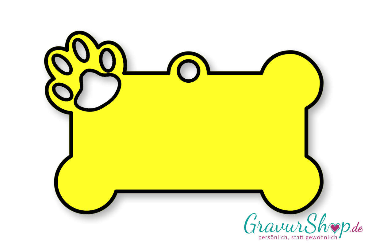 Hundemarke-mit-Gravur-gelb_08-L