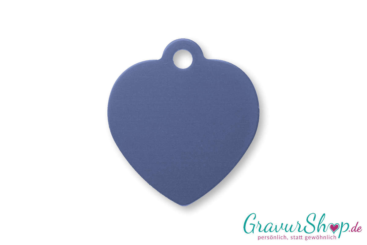 Katzenmarke 06 M mit Gravur Hellblau
