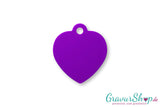 Hundemarke 06 S mit Gravur Lila