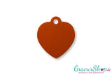 Hundemarke 06 S mit Gravur Orange