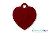 Hundemarke 06 L mit Gravur Rot