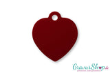 Hundemarke 06 M mit Gravur Rot