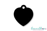 Hundemarke 06 M mit Gravur Schwarz