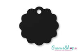 Hundemarke 07 M mit Gravur Schwarz