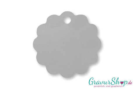 Hundemarke 07 M mit Gravur Silber