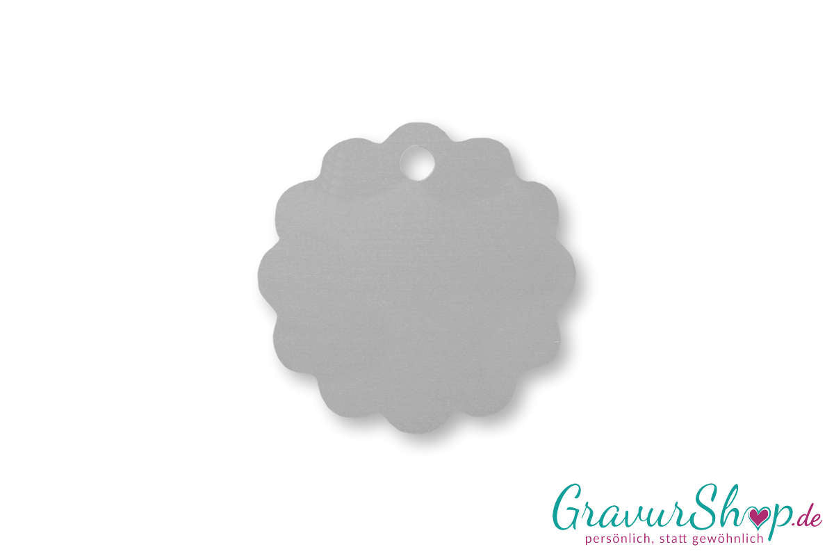Katzenmarke 07 S mit Gravur Silber