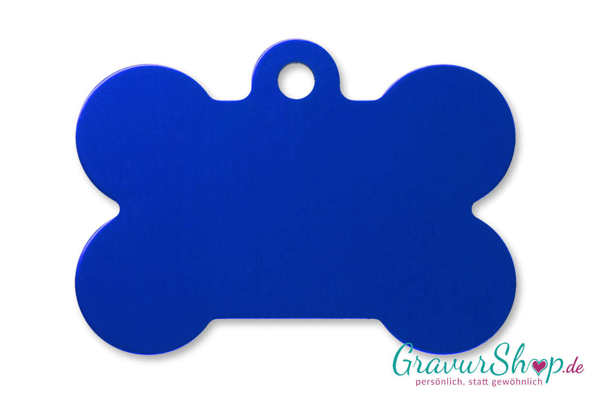 Hundemarke 03 L Blau