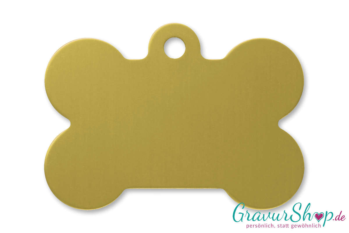 Hundemarke 03 L Gold