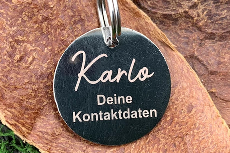 Katzenmarke mit Gravur Nr. 11 - Rückseite Muster