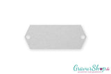 Klingelschild Typ C 57 x 22 mm mit Gravur silber gebürstet