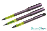 LAMY AL star Schreibset aubergine Tintenroller - Füller - Kuli mit Gravur