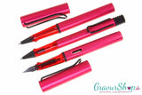 LAMY AL star Schreibset fiery Tintenroller - Füller - Kuli mit Gravur