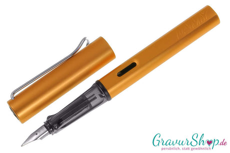 LAMY AL star Schreibset Füller bronze mit Gravur