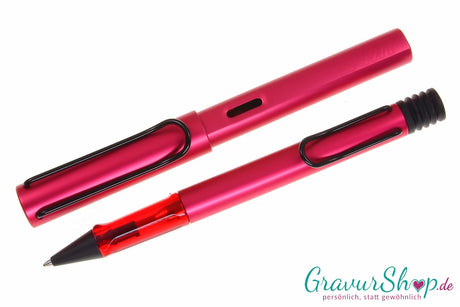 LAMY AL star Schreibset fiery Kugelschreiber - Füller mit Gravur