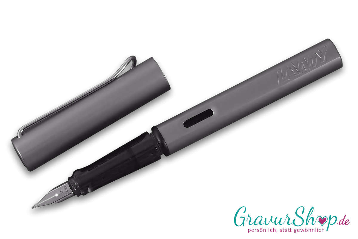 LAMY AL star 3er Set Füller Graphit mit Gravur