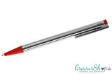 LAMY logo Kugelschreiber silber rot