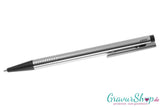 LAMY logo Kugelschreiber silber schwarz mit Gravur