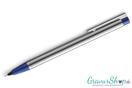 LAMY Logo Bleistift Silber Blau mit Gravur