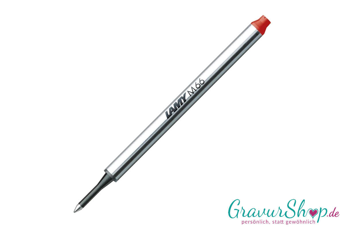 LAMY M 66 Tintenroller / Rollerball Mine Rot