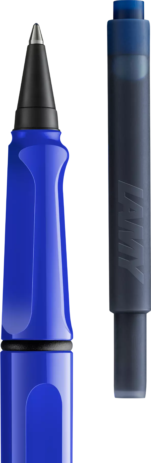LAMY Safari roll-ink - Blue | kostenlos personalisiert | Tintenpatronenroller
