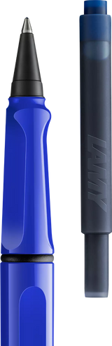 LAMY Safari roll-ink - Blue | kostenlos personalisiert | Tintenpatronenroller