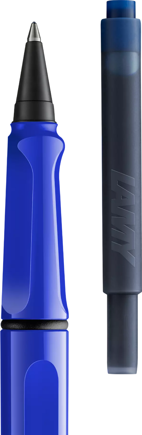 LAMY Safari roll-ink - Blue | kostenlos personalisiert | Tintenpatronenroller