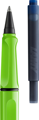 LAMY Safari roll-ink - Green | Personalisiert mit Gravur | Tintenpatronenroller