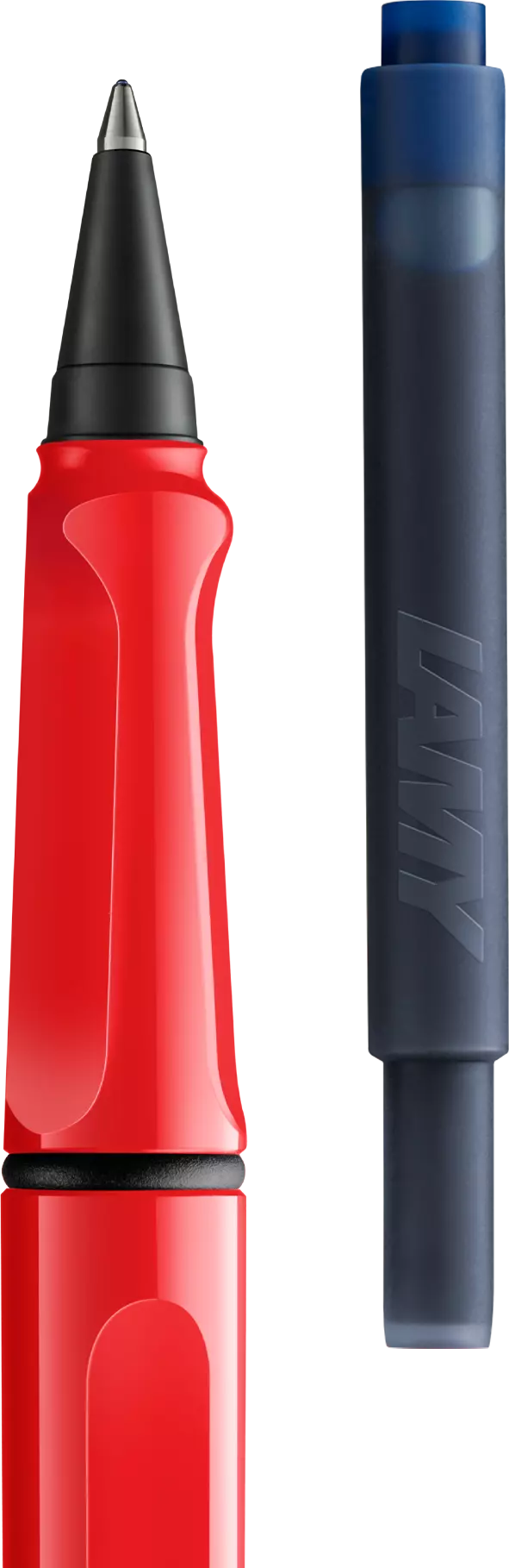 LAMY Safari roll-ink - Red | kostenlos personalisiert | Tintenpatronenroller
