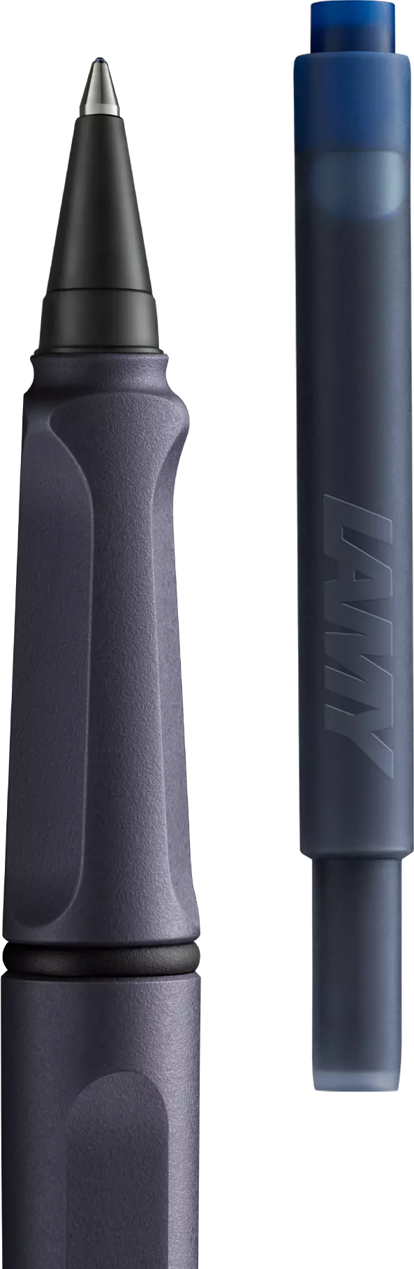 LAMY Safari roll-ink - Steel Black | kostenlos personalisiert | Tintenpatronenroller