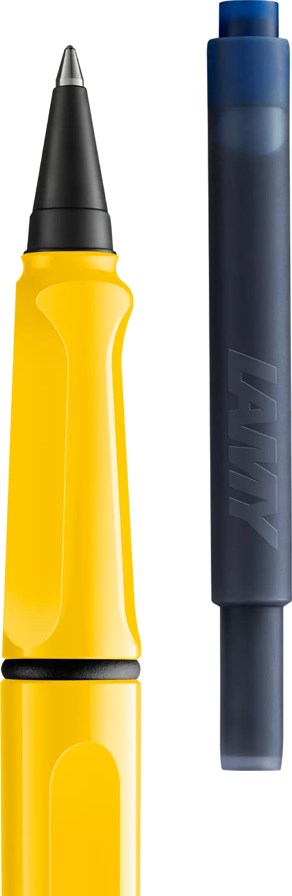 LAMY Safari roll-ink - Yellow | Personalisiert mit Gravur | Tintenpatronenroller