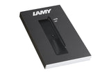 Lamy Swift Set Tintenroller schwarz mit Gravur im Geschenkset mit Lederetui - Verpackung