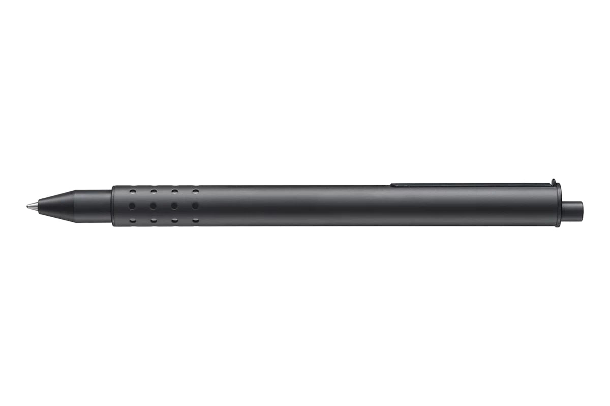 Lamy Swift Set Tintenroller schwarz mit Gravur im Geschenkset mit Lederetui - Seitenansicht