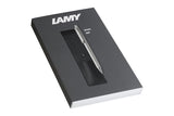 Lamy Econ Kugelschreiber Edelstahl als Set mit Lederetui und Geschenkverpackung Verpackung