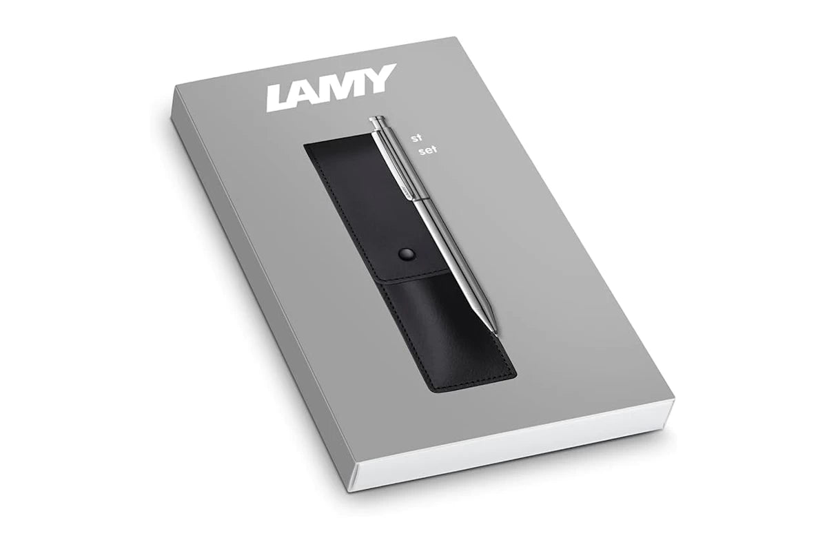 Lamy st Twin Pen im Geschenkset mit Lederetui mit Gravur - Verpackung