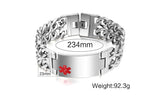 Notfallarmband 12 mit Gravur