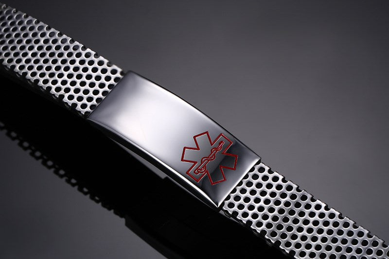 Notfallarmband 13 mit Gravur