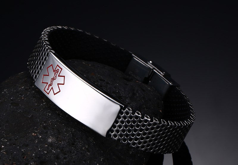 Notfallarmband 13 mit Gravur