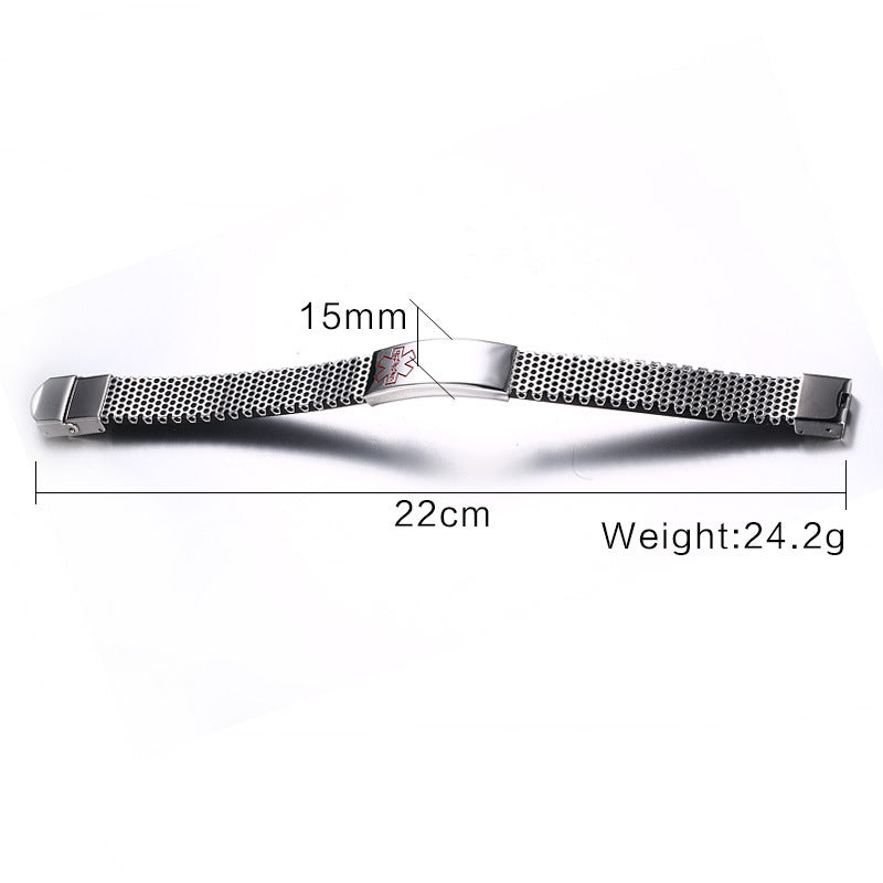 Notfallarmband 13 mit Gravur