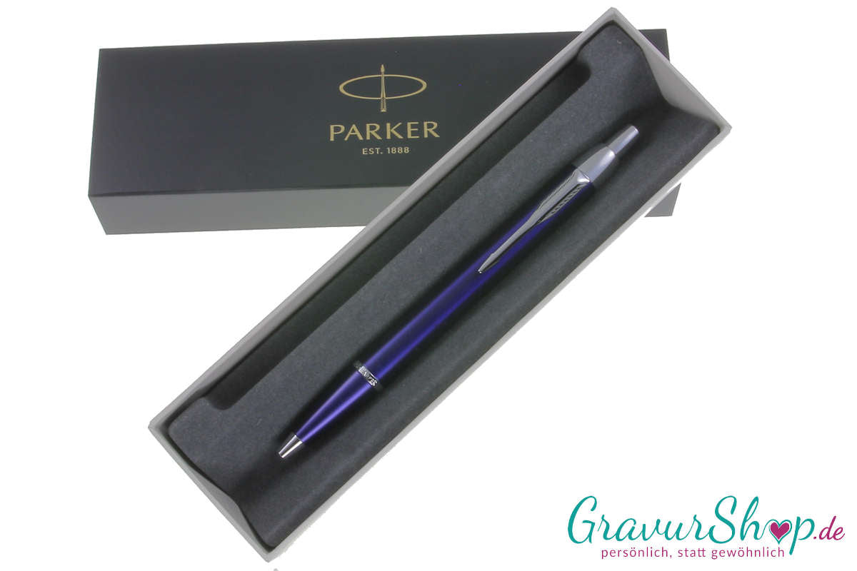 Parker Kugelschreiber blau mit Etui